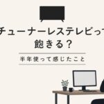 チューナーレステレビって飽きる？